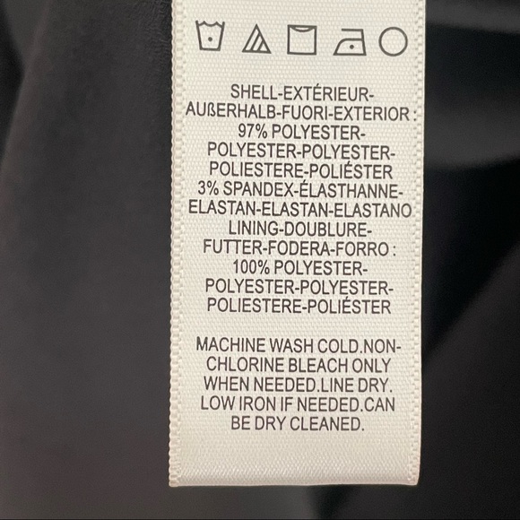 Dress the Population Ariel Racerback Faux Wrap Crepe Black Gown - Size X… - Picture 11 of 12